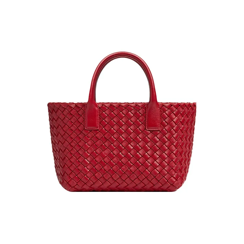 Bottega Veneta Cabat Intreccio Tote Bag Mini Apple Candy-0