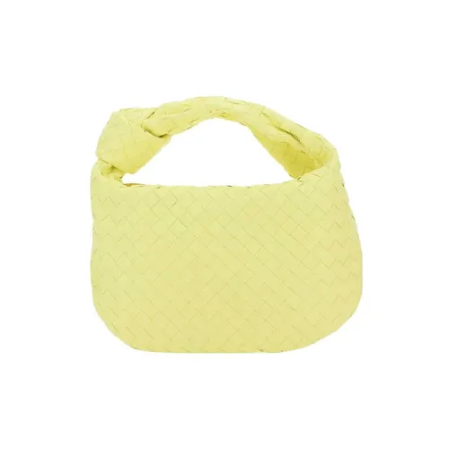 Bottega Veneta Jodie Intrecciato Shoulder Bag Teen Lemon