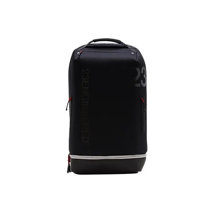 Jordan Polyester Sneaker Backpack Unisex Black-1