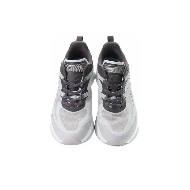 Anta Cushioned Slip-Resistant Abrasion-Resistant Low-Top Running Shoes Men's Blue Gray-3