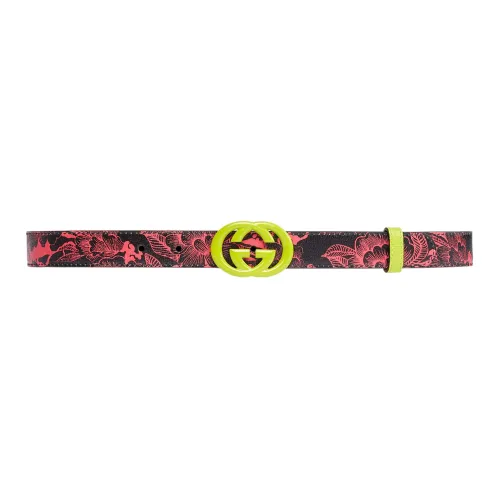 GUCCI Leather Belts Women's Multicolor