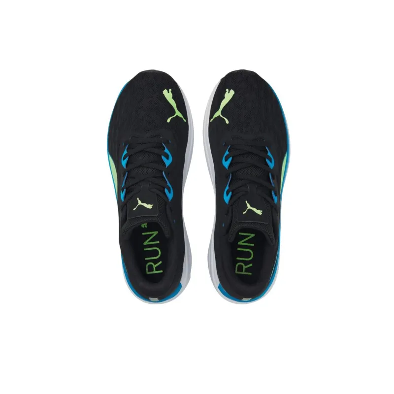 PUMA Anti-Slip Wear-Resistant Mid-Top Running Shoes Men's Black Green Blue-2