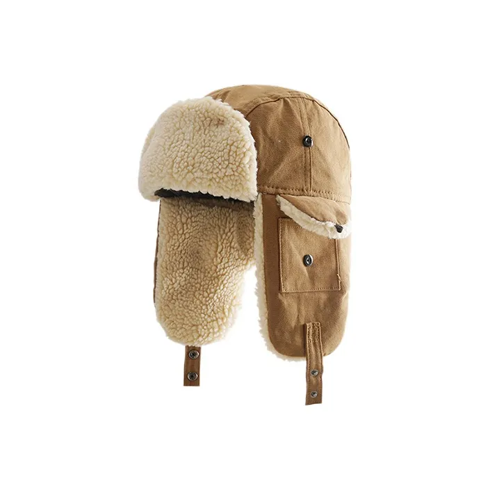 FREE RABBITⅡ Cotton Trapper Hats Unisex-2