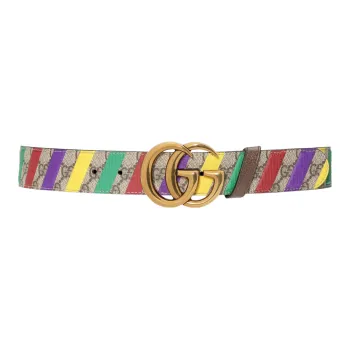 GUCCI Leather Belts Women's Multicolor