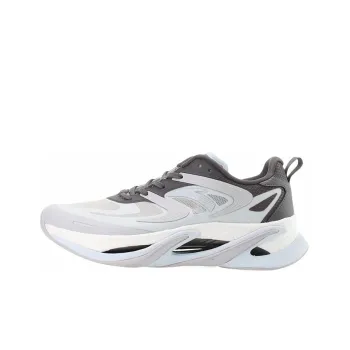 Anta Cushioned Slip Resistant Abrasion Resistant Low Top Running Shoes Men's Blue Gray