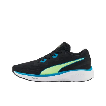 PUMA Anti-Slip Wear-Resistant Mid-Top Running Shoes Men's Black Green Blue