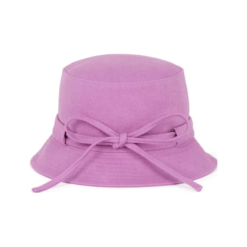 Jacquemus Le Bob Gadjo Bow Knotted Bucket Hat-1