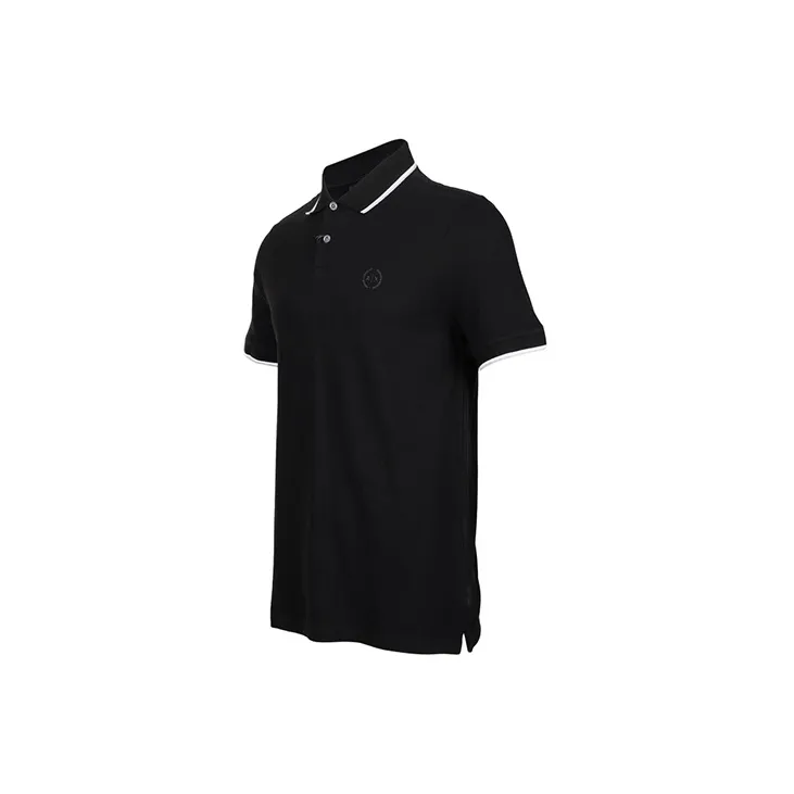 ARMANI EXCHANGEAE FW22 Polo Shirt Men's Black-1