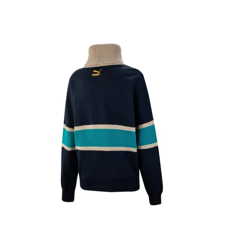 PUMA Sweater Women's Blue Black-1