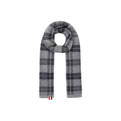 THOM BROWNE Knit Scarves Unisex Gray