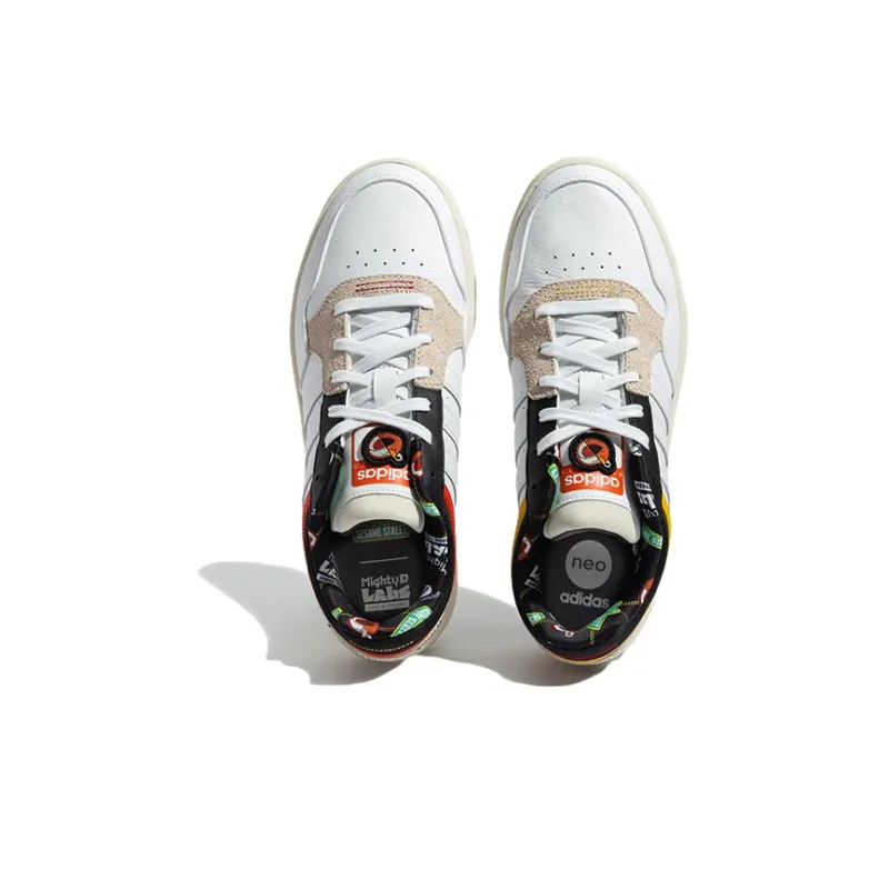 Adidas Neo X Sesame Street X Jf Neo Hoops 3.0 'White Black Beige'-4