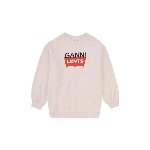 Ganni X Levis Sweatshirts Women's Off White