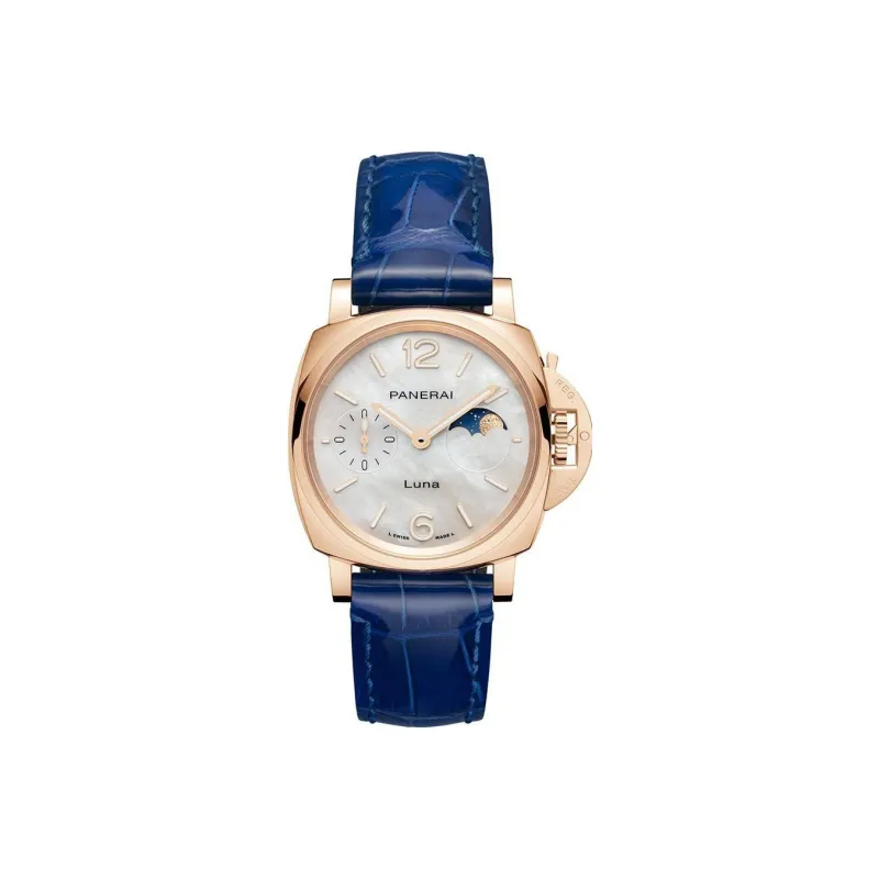 PANERAI LUMINOR DUE Automatic Mechanical Movement Women's Watch 38mm Mother of Pearl Color Watch Dial-0