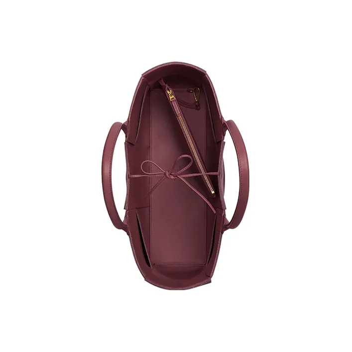Bottega Veneta Arco Intreccio Tote Bag Medium Barolo-2
