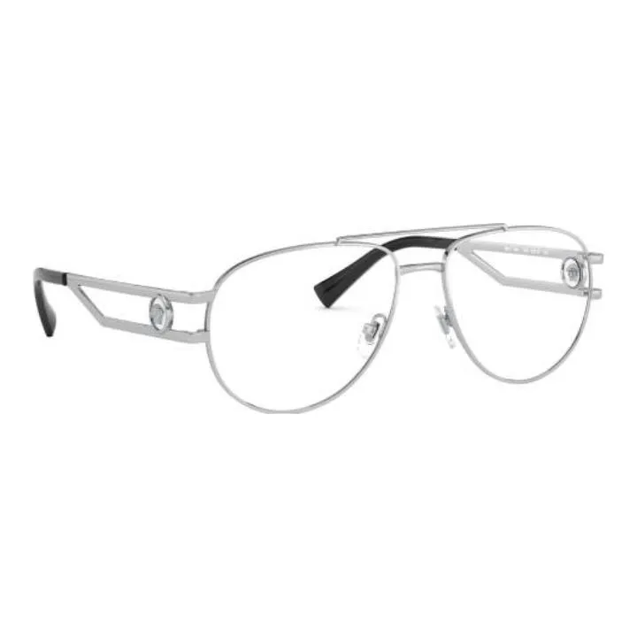 VERSACE Eyeglass Frames Men Silver-2