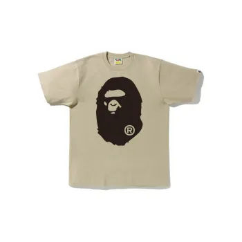 A BATHING APE Bicolor Big Ape Head Tee