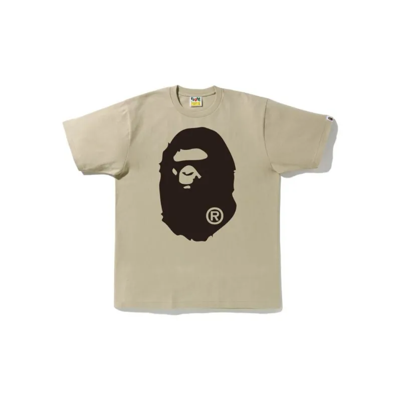 A BATHING APE Bicolor Big Ape Head Tee-0