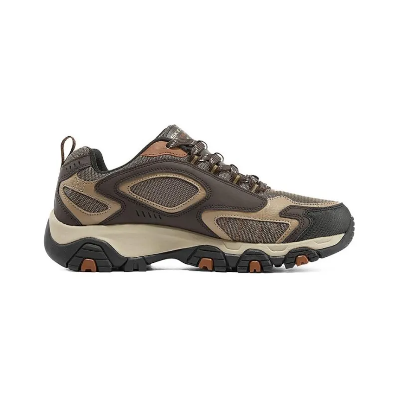 Skechers OUTDOOR Cushioning, Waterproof, And Breathable Support Low Top Casual Shoes Men's Chocolate-1