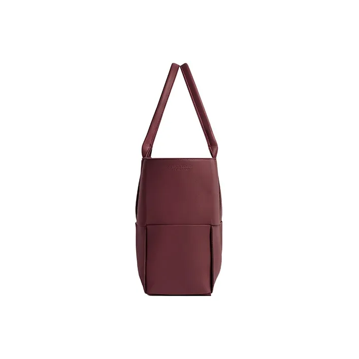 Bottega Veneta Arco Intreccio Tote Bag Medium Barolo-1