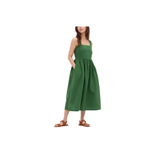 UNIQLO Sleeveless Dresses Women's Turquoise