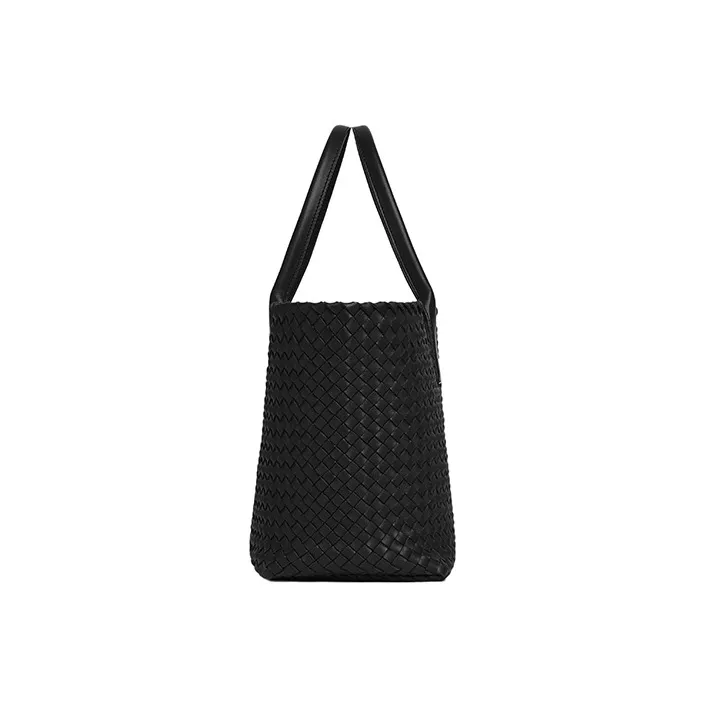 Bottega Veneta CABAT Sheepskin Tote Bag, Shopping Bag, Shoulder Bag, Handbag Medium Size Women's Black-1
