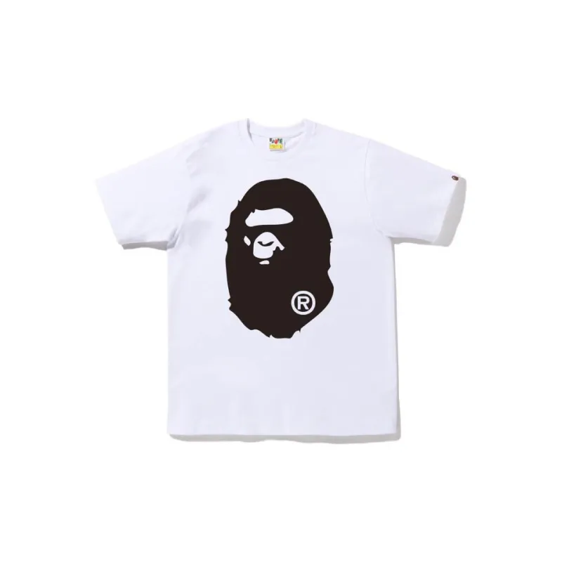 A BATHING APE Bicolor Big Ape Head Tee-3