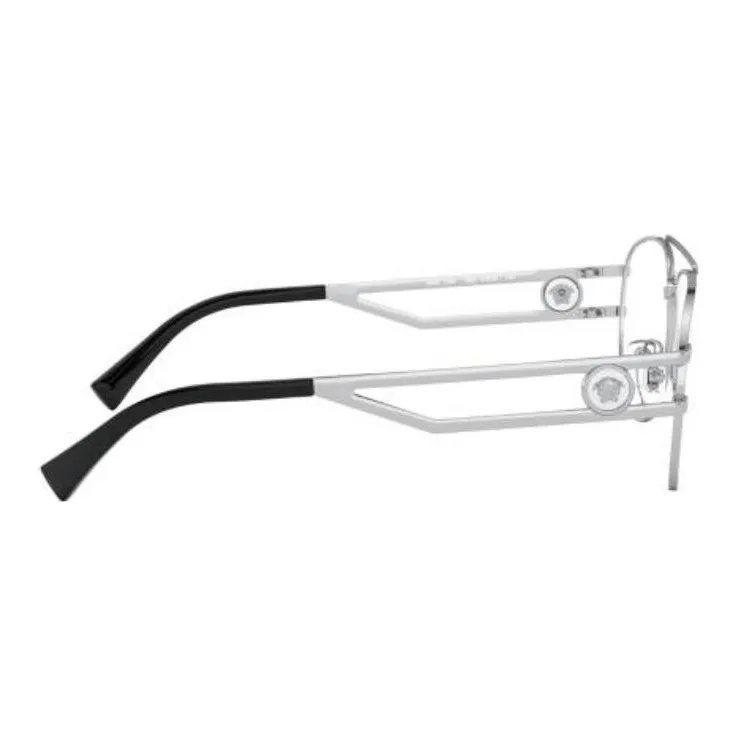 VERSACE Eyeglass Frames Men Silver-3