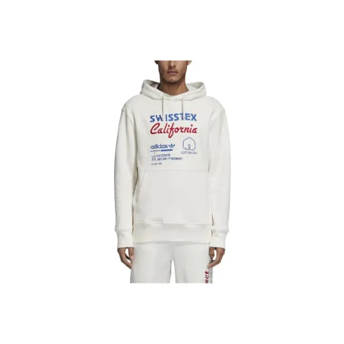 Adidas Originals Kaval Embroidered Hoodie Sweatshirts Men White