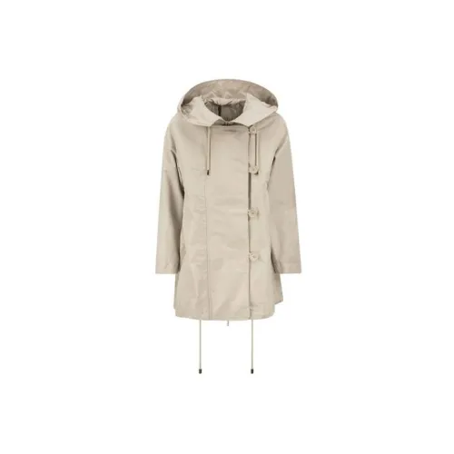 MaxMara Parka Coats Women's Light Brown