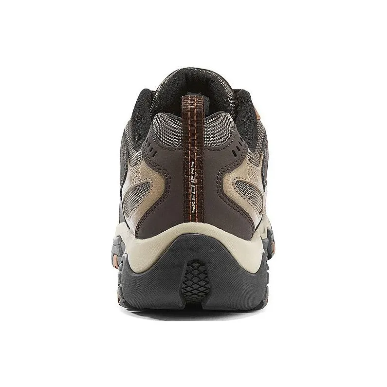 Skechers OUTDOOR Cushioning, Waterproof, And Breathable Support Low Top Casual Shoes Men's Chocolate-4