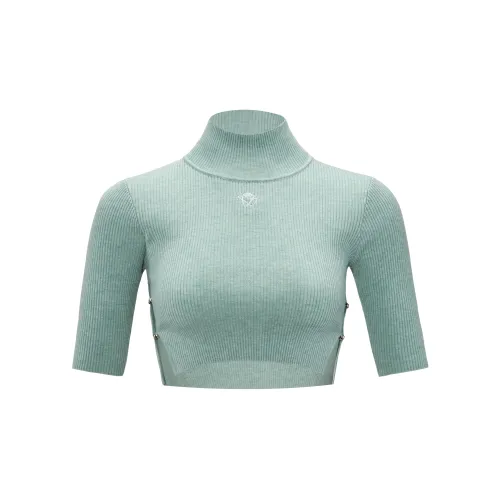 NOTAWEAR Crop Tops Women's Lagoon Blue