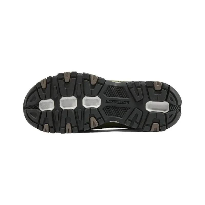 Skechers Casual Shoes Men Low Top Olive Green-5