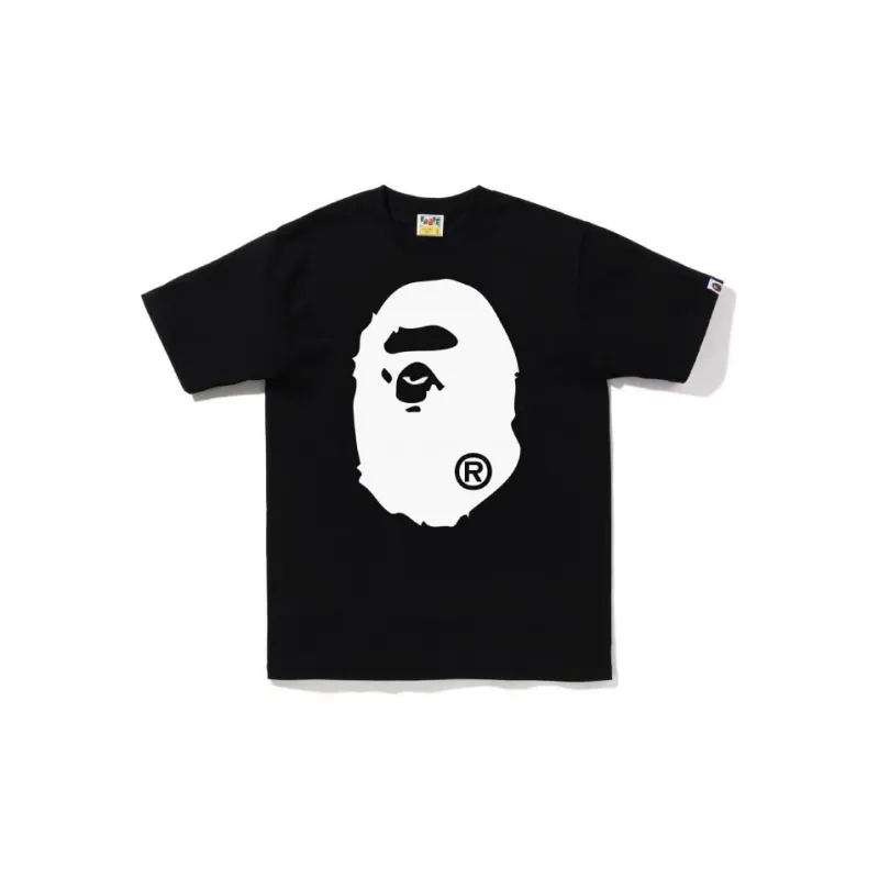 A BATHING APE Bicolor Big Ape Head Tee-1