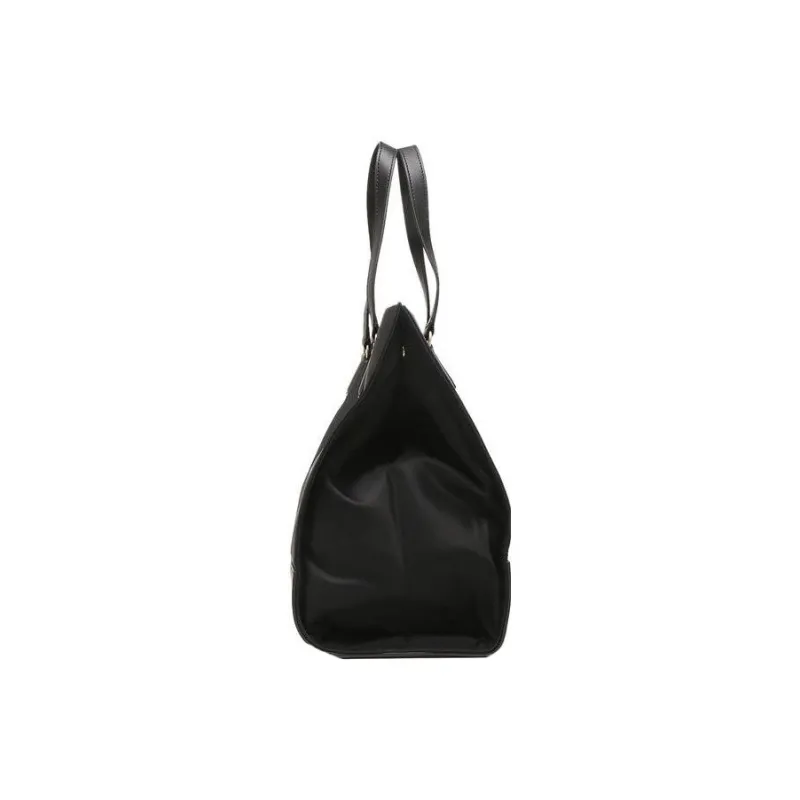 TORY BURCH Ella Cow Leather Detail Tote Bag Shopping Bag Shoulder Bag Handbag Regular Women's Black-3
