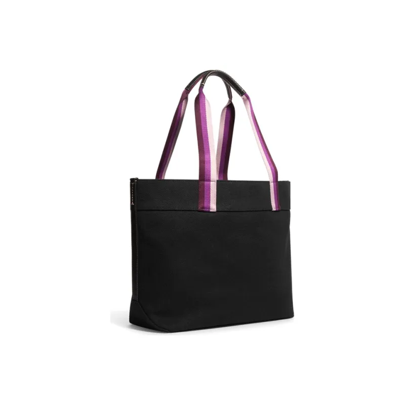 COACH Fabric Tote Bag, Shopping Bag, Shoulder Bag, Crossbody Bag, Handbag Regular Women's Black-1