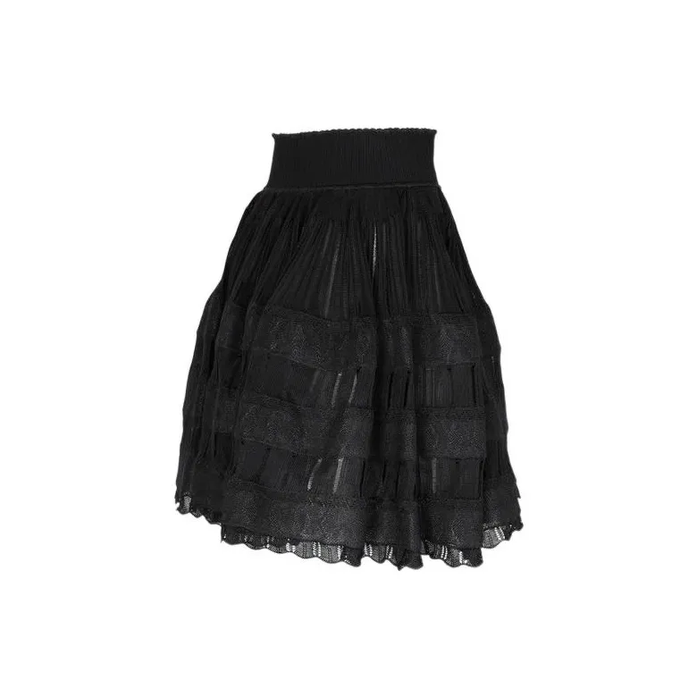 Alaia Shiny Crinoline Skirt-2