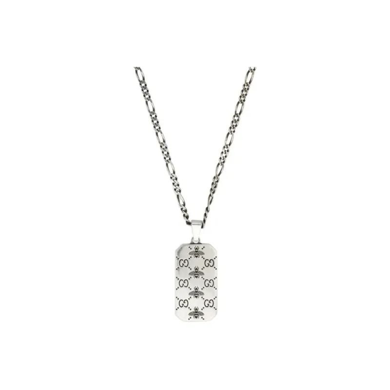 GUCCI Gg Supreme Pendant Necklace-0