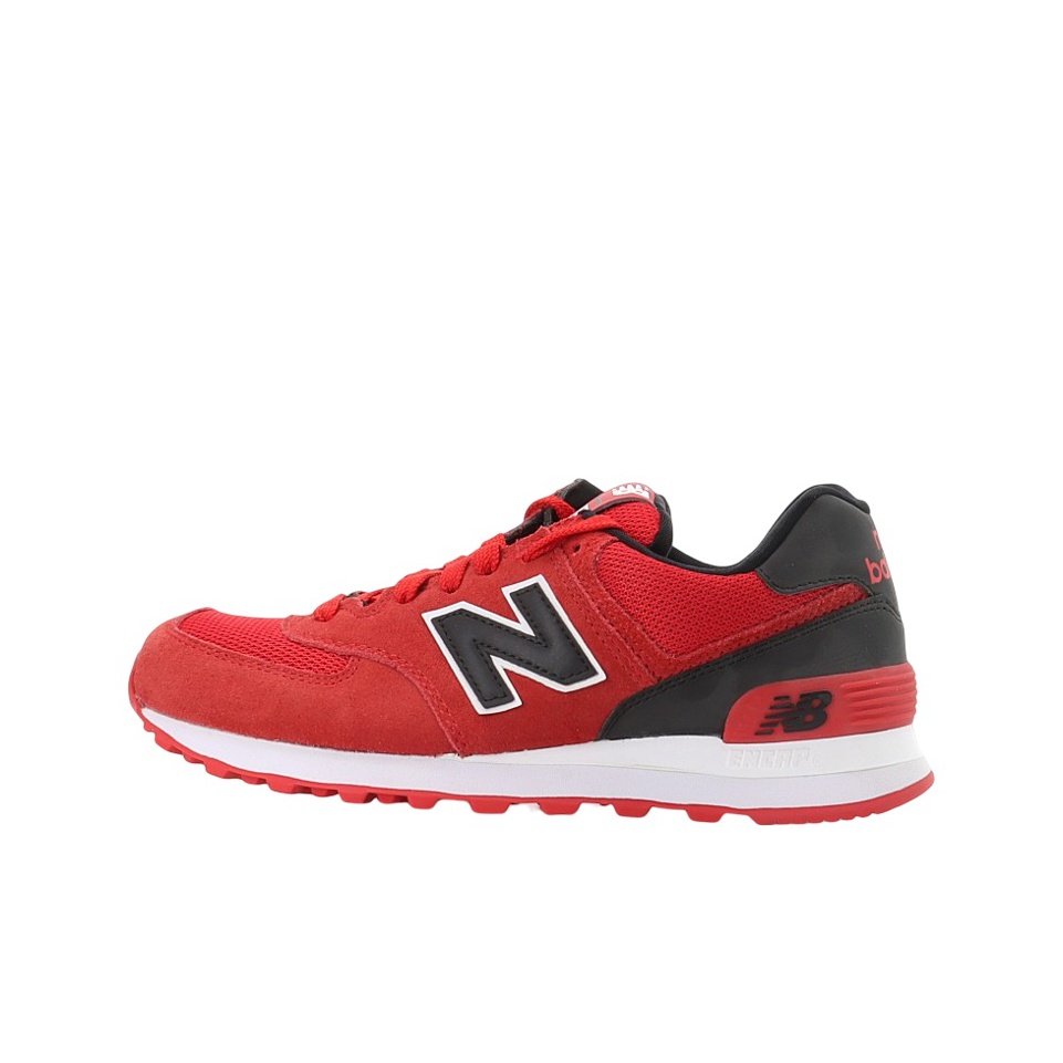 New balance 574 red and black on sale