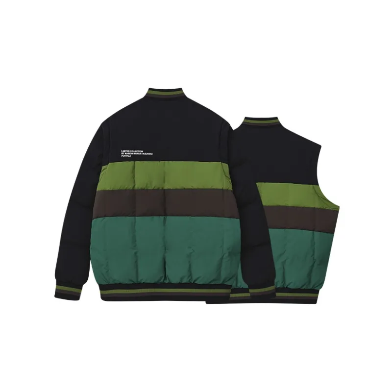 FILA Down Jacket Men's Jet Black-3