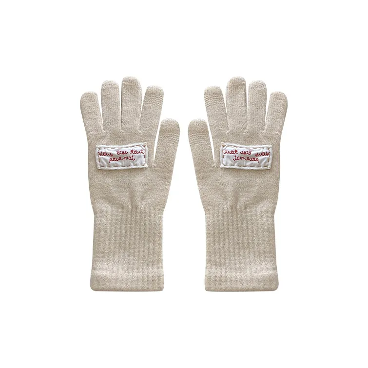 MUSTKOO Knit Gloves Unisex-0
