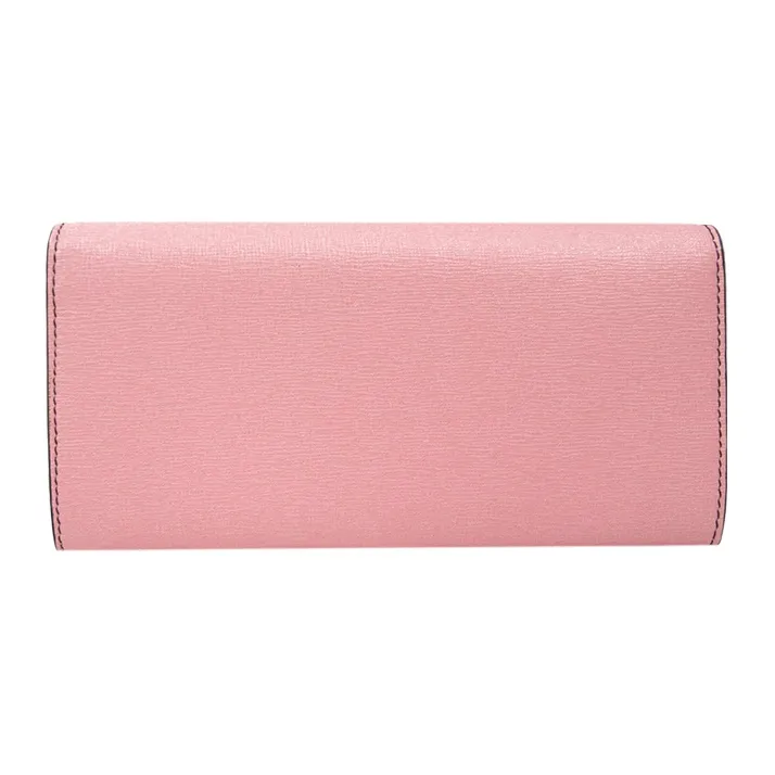 FENDI Leather Clutches Wallet Women's Pink-1