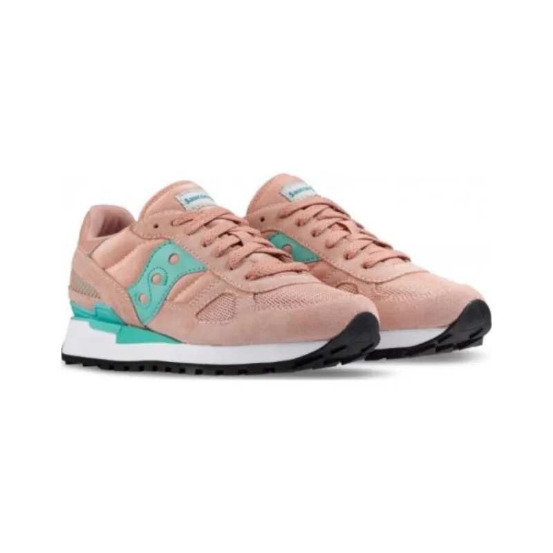 saucony Women's Shadow Original 'Pink Teal'-2