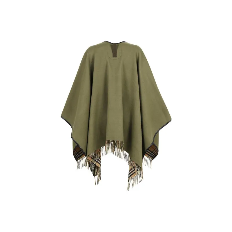 Burberry Cloaks Women's Olive Green-1