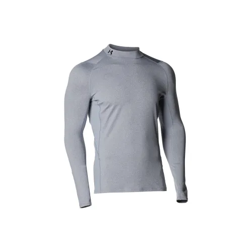 Women Armour Long Sleeved T Shirt Men's Gray