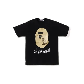 A BATHING APE X Ovo Ape Head Tee