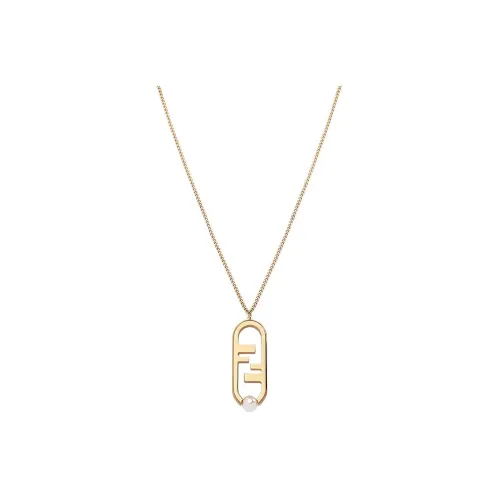 FENDI Necklaces Women's Gold