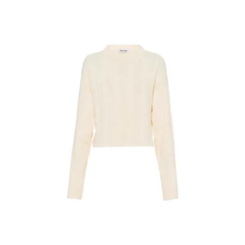 MIU MIU Cashmere Sweaters Women's White