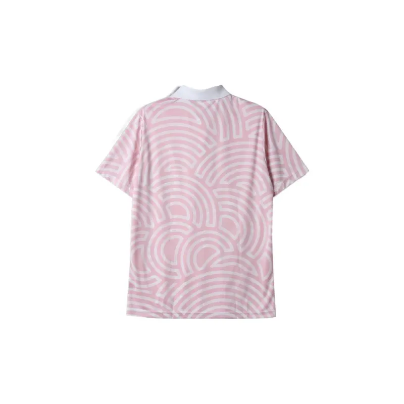 Adidas Polo Shirts Men Pink-1