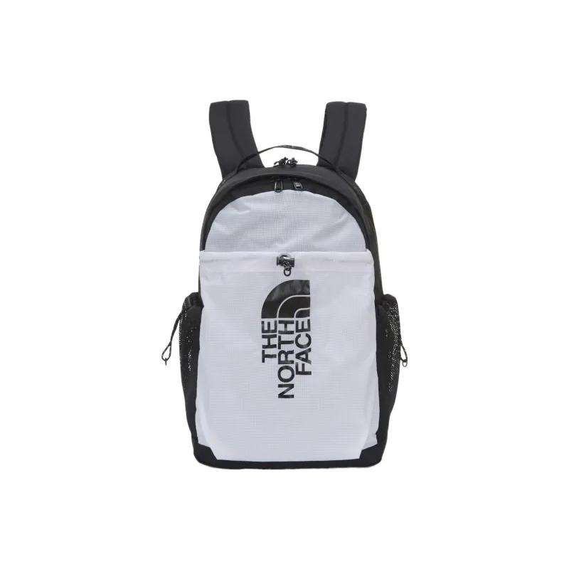 THE NORTH FACE Polyester Nylon Backpack Regular Unisex Black White-0
