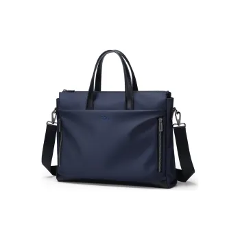 GOLF Fabric 15 Inch Laptop Bag, Portable, One Shoulder, Crossbody, Briefcase Tubas Men's Dark Blue